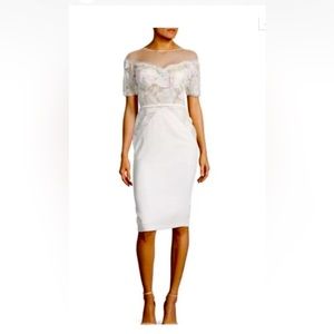 This a nice white dress for a bridal party or wedding is classy fit